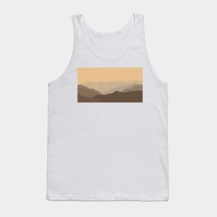 Orange mountains Tank Top